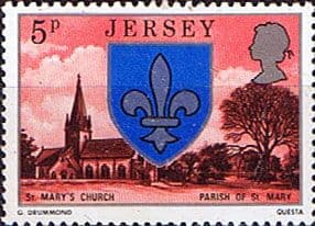 Jersey 1976 Parish Arms and Views SG 139 Fine Mint