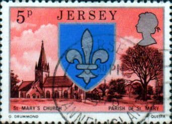Jersey 1976 Parish Arms and Views SG 139 Fine Used