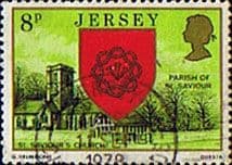 Jersey 1976 Parish Arms and Views SG 142 Fine Used