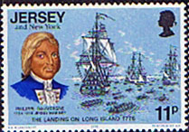 Jersey 1976 Universal Links with America SG 162 Fine Mint