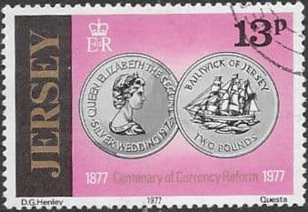 Jersey 1977 Currency Reform SG 174 Fine Used