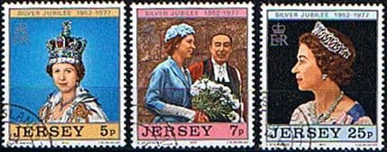 Jersey 1977 Royal Silver Jubilee Set Fine Used