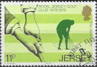 Jersey 1978 Royal Jersey Golf Club SG 185 Fine Used