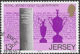 Jersey 1978 Royal Jersey Golf Club SG 186 Fine Used