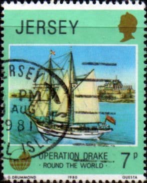 Jersey 1980 Operation Drake SG 238 Fine Used
