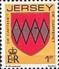 Jersey 1981 Arms of Jersey Families SG 250 Fine Mint