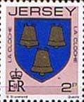 Jersey 1981 Arms of Jersey Families SG 251 Fine Mint