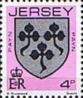 Jersey 1981 Arms of Jersey Families SG 253 Fine Mint