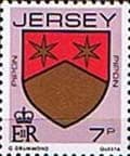 Jersey 1981 Arms of Jersey Families SG 256 Fine Mint