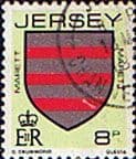 Jersey 1981 Arms of Jersey Families SG 257 Fine Used