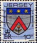 Jersey 1981 Arms of Jersey Families SG 259 Fine Used