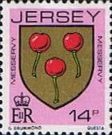 Jersey 1981 Arms of Jersey Families SG 263 Fine Mint