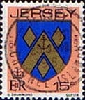 Jersey 1981 Arms of Jersey Families SG 264a Fine Used