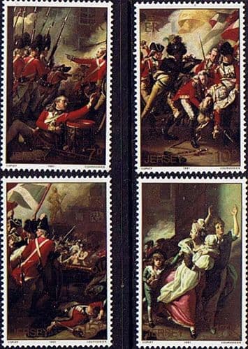 Jersey 1981 Battle of Jersey Painting Set Fine Mint
