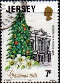 Jersey 1981 Christmas SG 286 Fine Used