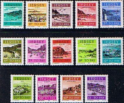 Jersey 1982 Post Due Set Fine Mint
