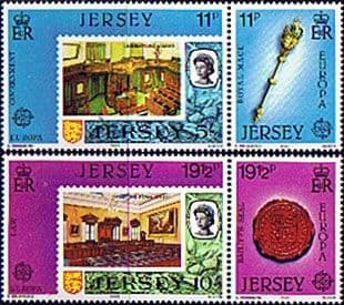 Jersey 1983 Europa Tenant Set Fine Mint