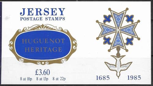 Jersey 1985 Huguenot Immigration Booklet SG SB36 Fine Mint