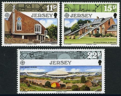 Jersey 1987 Europa Set Fine Mint