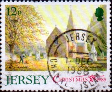 Jersey 1988 Christmas Jersey Parish Churches SG 458 Fine Used