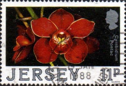 Jersey 1988 Orchids SG 433 Fine Used