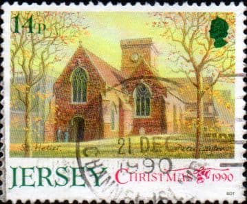 Jersey 1990 Christmas Parish Churches SG 535 Fine Used