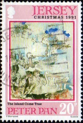 Jersey 1991 Christmas Peter Pan SG 565 Fine Used