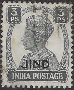 Jind 1941 King George VI SG 137 Fine Used
