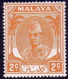 Kelantan 1951 Sultan Ibrahim SG 62 Fine Mint