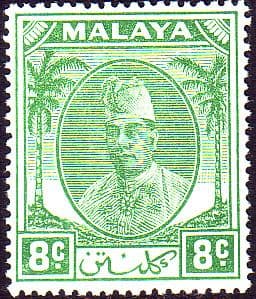 Kelantan 1951 Sultan Ibrahim SG 68 Fine Mint