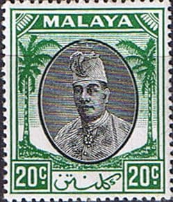 Kelantan 1951 Sultan Ibrahim SG 72 Fine Mint