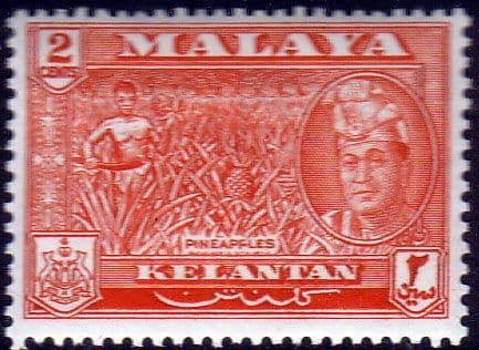 Kelantan 1963 SG 97 Pineapples Fine Used