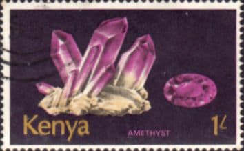 Kenya 1977 Minerals SG 114 Amethyst Fine Used