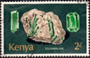 Kenya 1977 Minerals SG 116 Tourmaline Fine Used