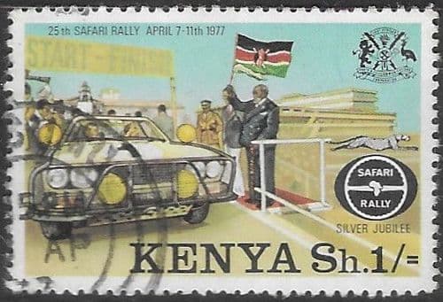 Kenya 1977 Safari Rally SG 82 Fine Used