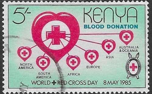 Kenya 1985 World Red Cross Day SG 350 Fine Used