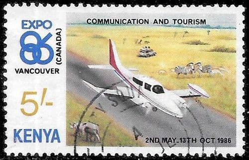 Kenya 1986 Expo '86 World Fair, Vancouver SG 387 Fine Used