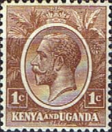 Kenya Uganda 1922 King George V SG 76 Fine Mint