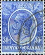 Kenya Uganda 1922 King George V SG 84 Fine Used