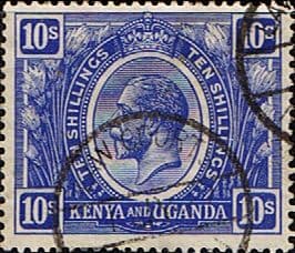 Kenya Uganda 1922 King George V SG 94 Fine Used