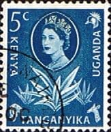 Kenya Uganda and Taganyika 1960 Animals and Plants SG 183 Fine Used