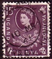 Kenya Uganda and Taganyika 1960 Animals and Plants SG 185 Fine Used