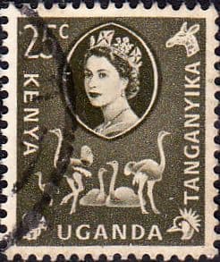 Kenya Uganda and Taganyika 1960 Animals and Plants SG 187 Fine Used