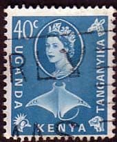 Kenya Uganda and Taganyika 1960 Animals and Plants SG 189 Fine Used