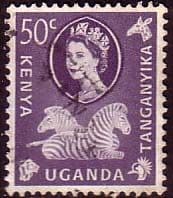 Kenya Uganda and Taganyika 1960 Animals and Plants SG 190 Fine Used