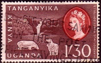 Kenya Uganda and Taganyika 1960 Animals and Plants SG 193 Fine Used