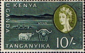 Kenya Uganda and Taganyika 1960 Animals and Plants SG 197 Fine Used