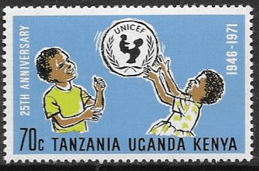 Kenya Uganda and Taganyika 1972 UNICEF SG 311 Fine Mint