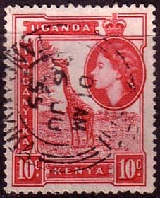 Kenya Uganda and Taganyka 1954 Animals SG 168 Fine Used