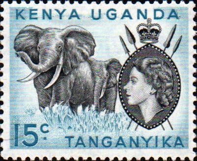 Kenya Uganda and Taganyka 1954 Animals SG 169a Fine Mint